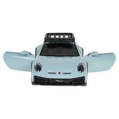 Машинка дитяча RASTAR 1:14 Porsche 911 Dakar на дистанційному керуванні, блакитно-чорна