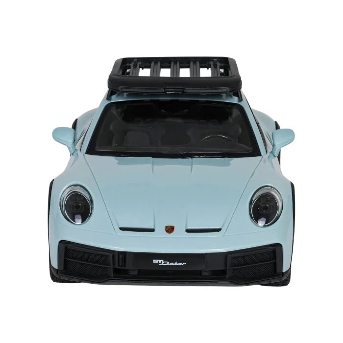 Машинка детская RASTAR 1:14 Porsche 911 Dakar на дистанционном управлении, голубовато-черная
