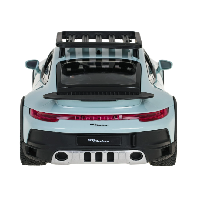 Машинка детская RASTAR 1:14 Porsche 911 Dakar на дистанционном управлении, голубовато-черная