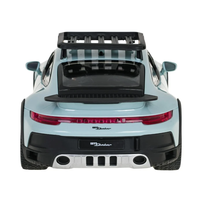 Машинка детская RASTAR 1:14 Porsche 911 Dakar на дистанционном управлении, голубовато-черная
