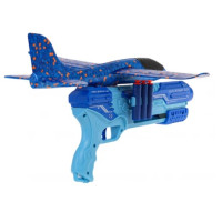 Дитячий іграшковий пістолет з авіаційною пусковою установкою 5в1 синій Ramiz ZAU.819-5A.NIE