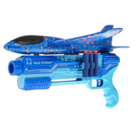 Дитячий іграшковий пістолет з авіаційною пусковою установкою 5в1 синій Ramiz ZAU.819-5A.NIE