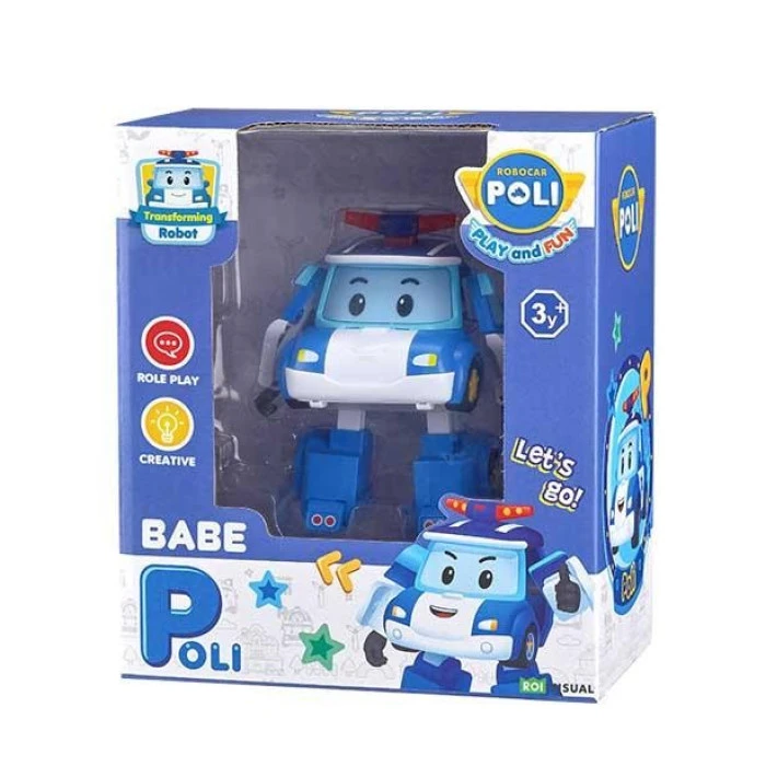Машинка-трансформер детская Roi Visual Робокар малыш Поли