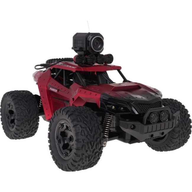 Детская машинка MEGA Crawler PIONEER с камерой красная