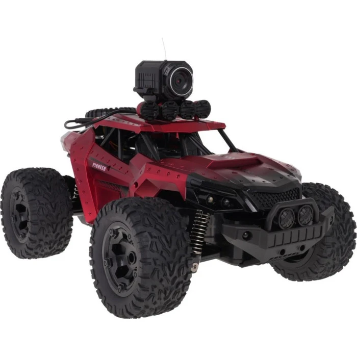 Детская машинка MEGA Crawler PIONEER с камерой красная