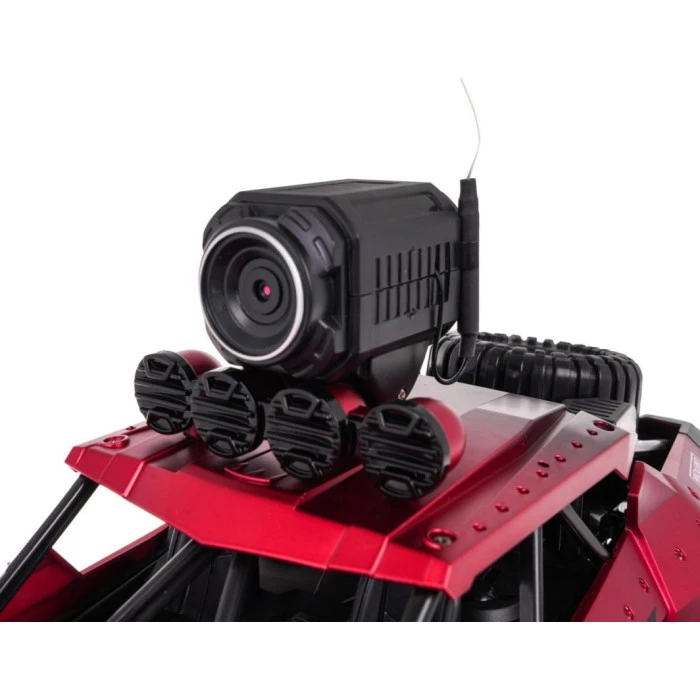 Детская машинка MEGA Crawler PIONEER с камерой красная