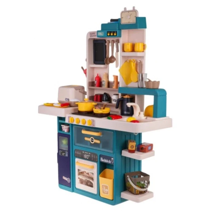 Детская кухня с функцией света, звука и воды 80 шт. Синий