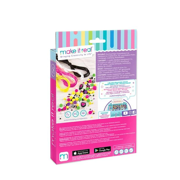 Набор для создания браслетов Make it Real Неоновый стиль