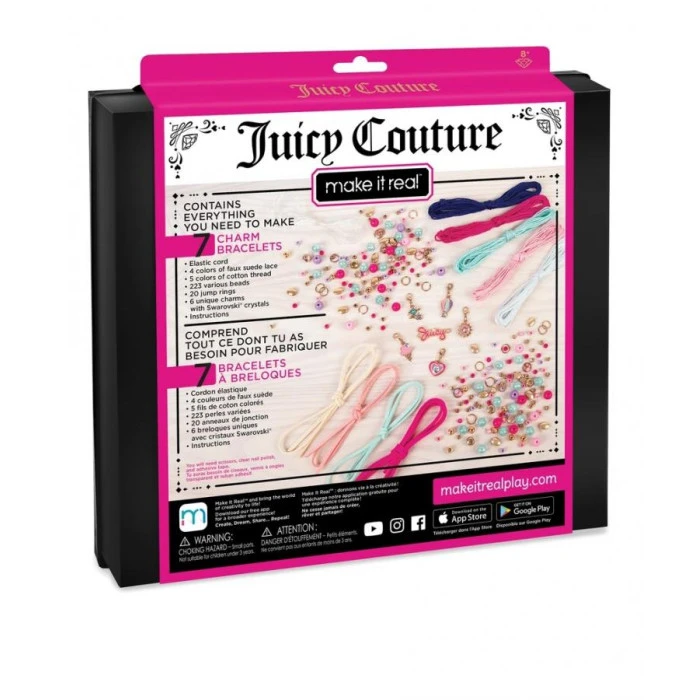 Набір для створення браслетів Make it Real З кристалами Swarovski Сонячне сяйво Juicy Couture Juicy Couture
