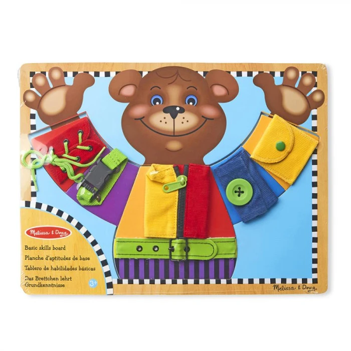Бизиборд Spin Master Мишка с застежками Melissa and Doug