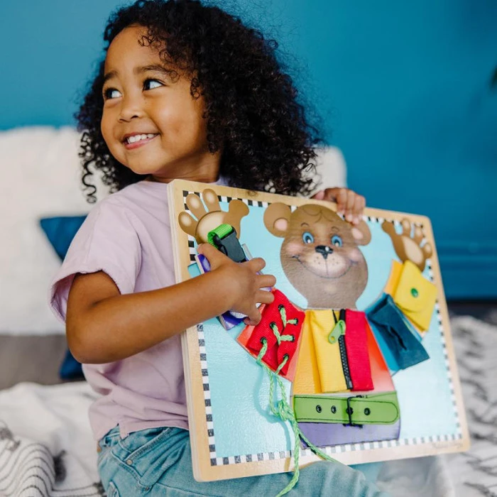 Бизиборд Spin Master Мишка с застежками Melissa and Doug