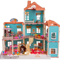 Кукольный домик RAMIZ с функцией света и воды + аксессуары