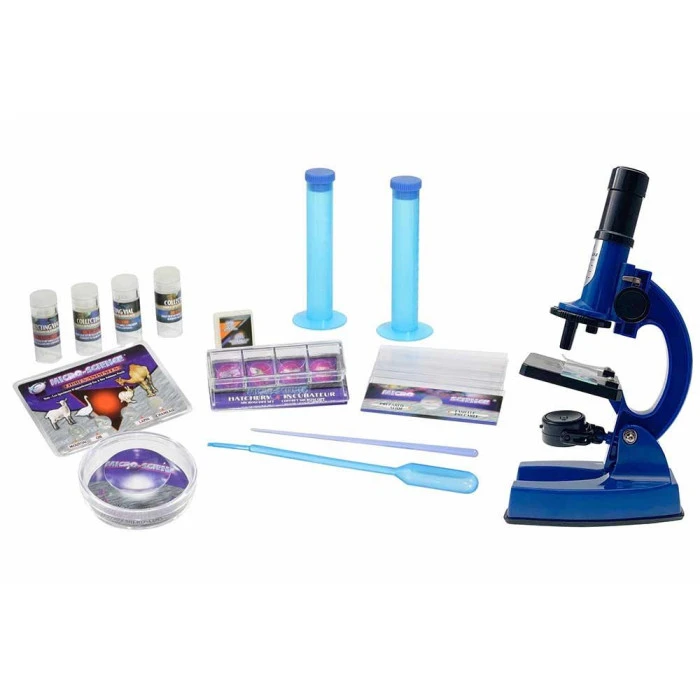Микроскоп Eastcolight с увеличением до 900 раз, синий
