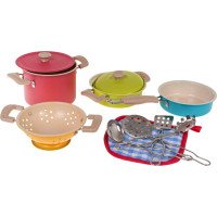 Дитячий набір кольорових каструль + аксесуари ZDZ.3815-7A