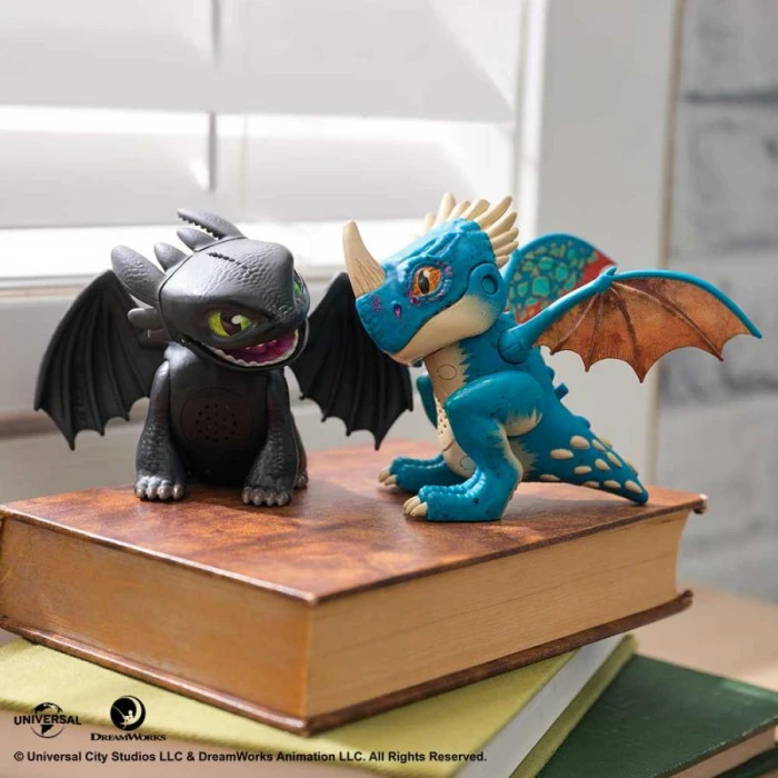 Інтерактивний дракон Беззубик 10 см, "Як приборкати дракона"