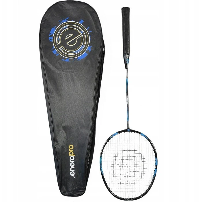 Ракетка для бадминтона ENERO PRO 28, черно-синяя
