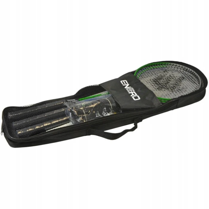 Набір для бадмінтону ENERO 500, синьо-зелений