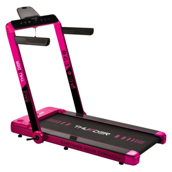 Беговая дорожка электрическая THUNDER RACE-PINK