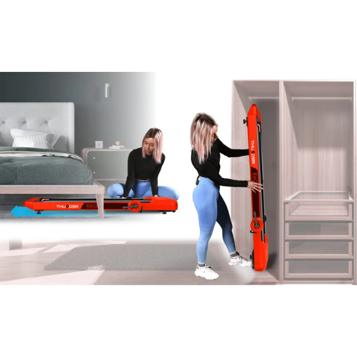 Бігова доріжка електрична THUNDER RACE-RED