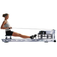Гребной тренажер водный WaterRower S1 LoRise S4 Steel серый