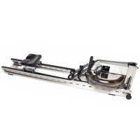 Гребной тренажер водный WaterRower S1 LoRise S4 Steel серый