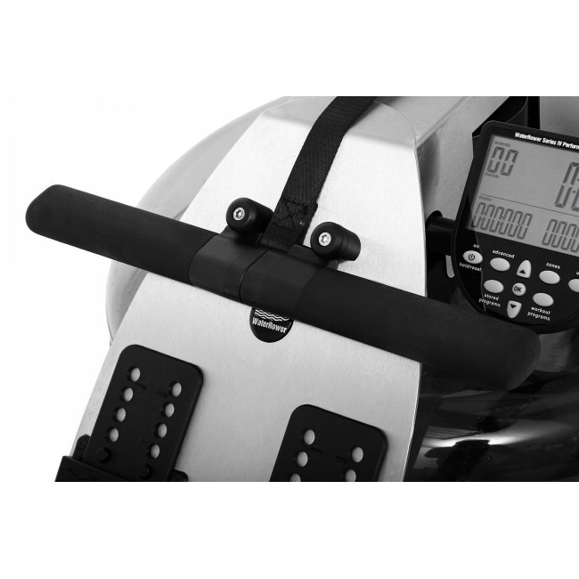 Гребной тренажер водный WaterRower S1 LoRise S4 Steel серый