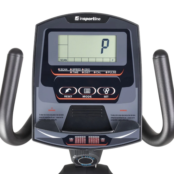 Велотренажер горизонтальный магнитный inSPORTline Greod черный