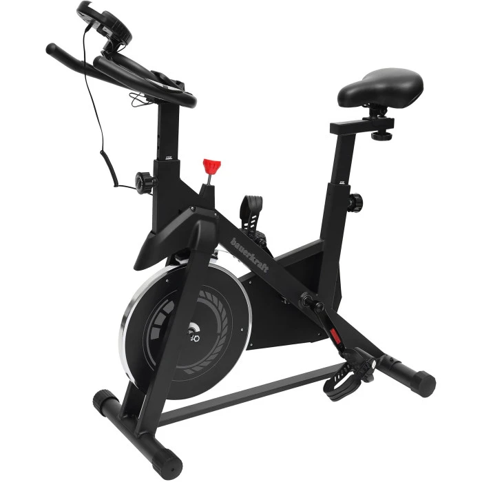 Велотренажер Bauerkraft чорний