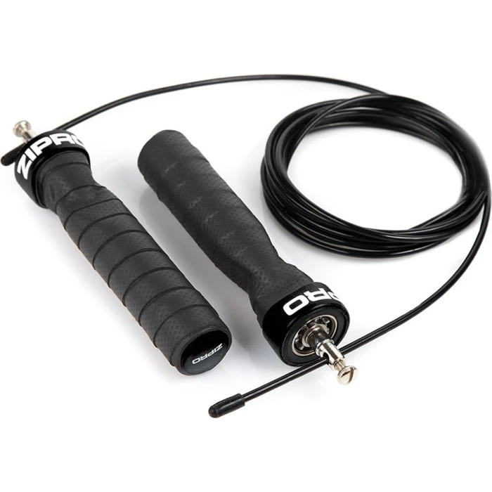 Скакалка спортивная Zipro 300 см черный