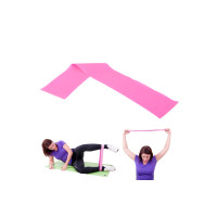 Стрічка-еспандер для вправ Hangy inSPORTline Light 90 см рожева