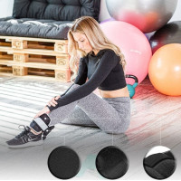 Неопреновые манжеты Movit 2х2 кг, черные.