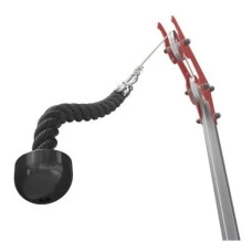 Канатный хват одинарный для тяг для мышц трицепса 70см K-Sport UW10