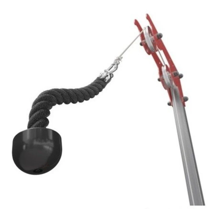 Канатный хват одинарный для тяг для мышц трицепса 70см K-Sport UW10