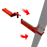 Ручки страховочные K-Sport для стоек KSG005, KSG013, KSG011, 1 шт.