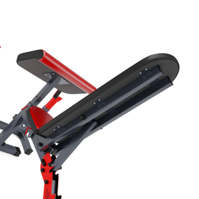 Скамейка для штанги с партой Скотта и подставками K-Sport KSSL103