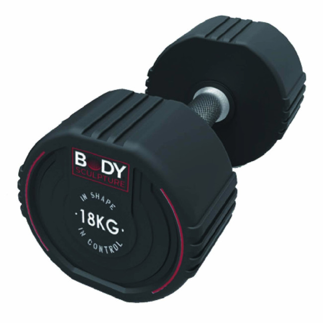 Гантель стальная Body Sculpture TPU BW 133, 18 кг