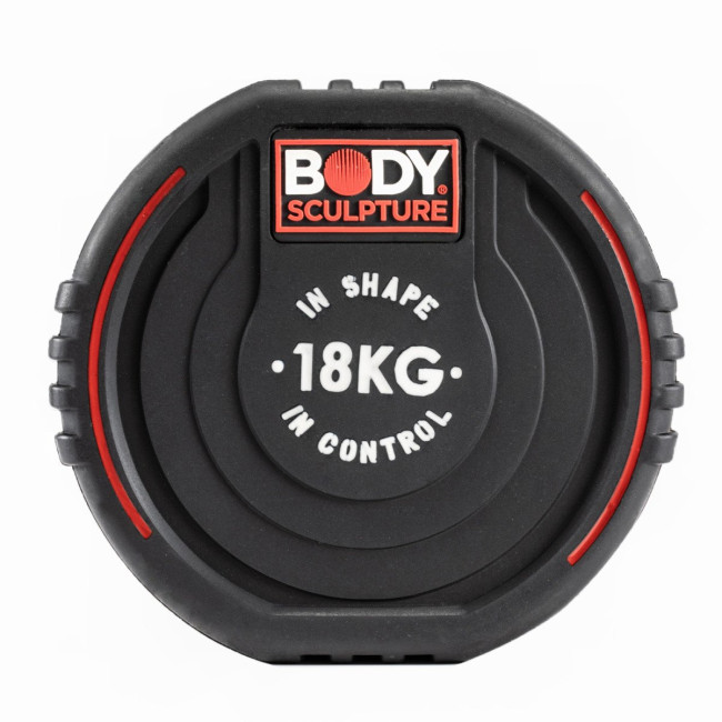 Гантель стальная Body Sculpture TPU BW 133, 18 кг
