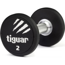 Гантель Tiguar TI-WHPU0020 прорезиненный 1 х 2 кг