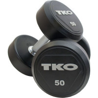 Гантель TKO K828RR-42 прорезиненная 1 х 42 кг