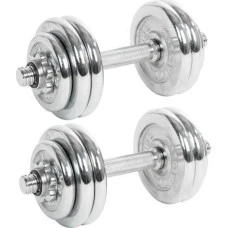 Гантелі Movit M09509 хром 2 x 15 кг