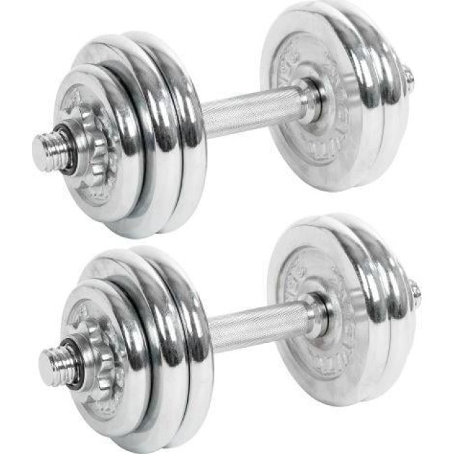 Гантели Movit M09509 хром 2 x 15 кг