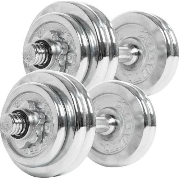 Гантели Movit M09509 хром 2 x 15 кг