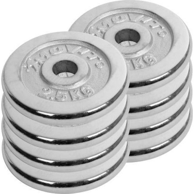 Гантели Movit M09509 хром 2 x 15 кг