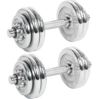 Гантели Artificial Mind & Movement M33170 хром 2 х 25 кг