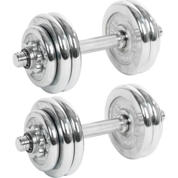 Гантели Artificial Mind & Movement M33170 хром 2 х 25 кг