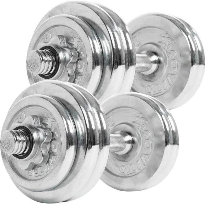 Гантели Artificial Mind & Movement M33170 хром 2 х 25 кг