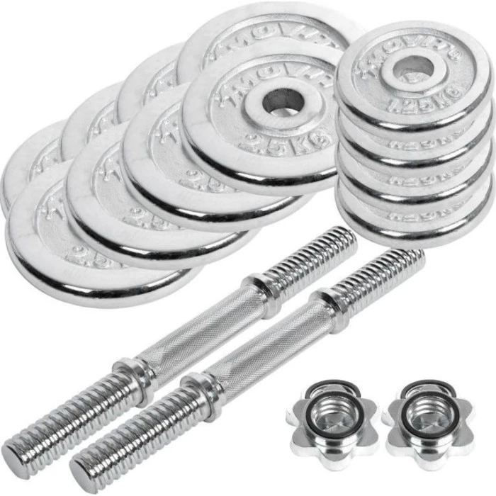 Гантели Artificial Mind & Movement M33170 хром 2 х 25 кг