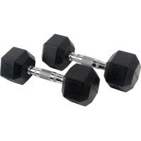 Гантель UnderFit UF51 прогумована 1 х 25 кг