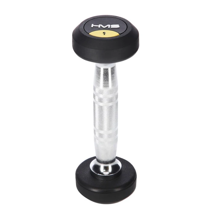 Гантель прорезиненная HMS HG PRO, 1 кг