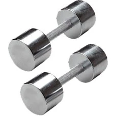 Хромовані гантелі Spartan 2 x 4 кг